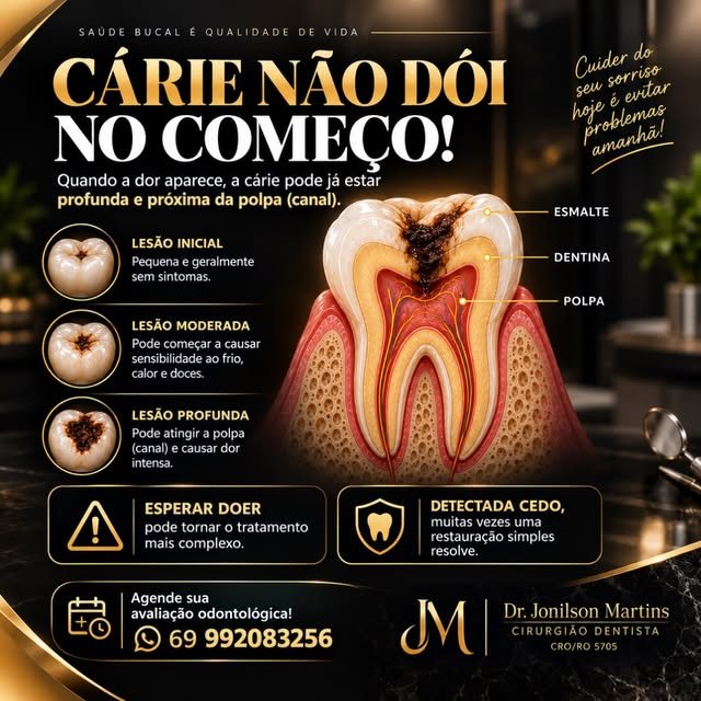 Dica sobre cárie